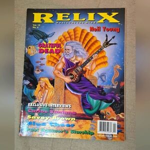 Vintage Relix Music Magazine August 1992